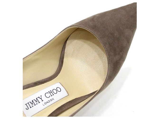 Jimmy Choo Décolleté in scamosciato marrone da donna - vista 8