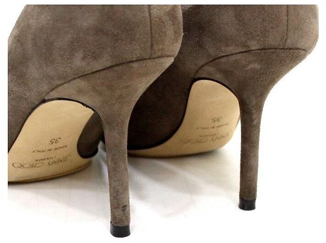 Jimmy Choo Décolleté in scamosciato marrone da donna - vista 9