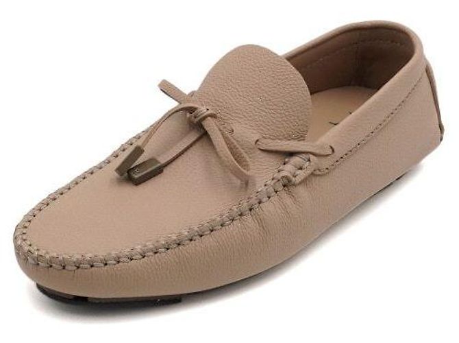 Louis Vuitton Mocassini Driver in pelle marrone da uomo - vista 2