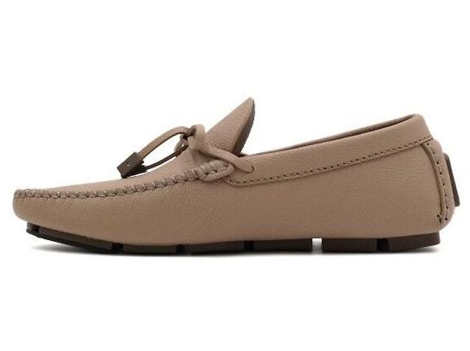 Louis Vuitton Mocassini Driver in pelle marrone da uomo - vista 4