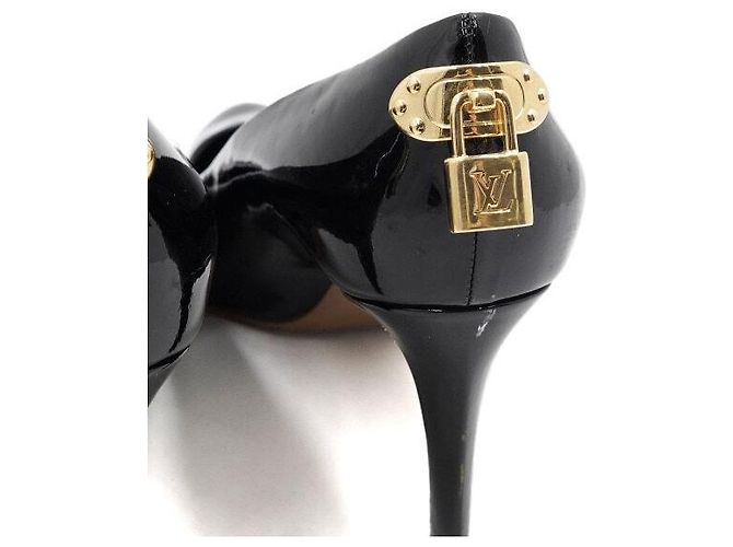 Louis Vuitton Dekorative High-Heel-Pumps Schwarz - Ansicht 8