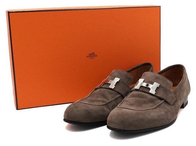 Hermès Mocassini in pelle con logo Paris Multicolore - vista 8