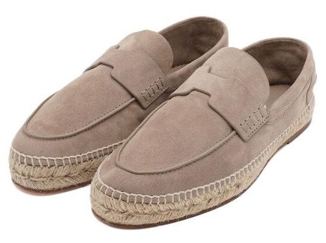 Hermès Espadrilles Trip Lee da uomo, Beige Sabbia Marrone - vista 3
