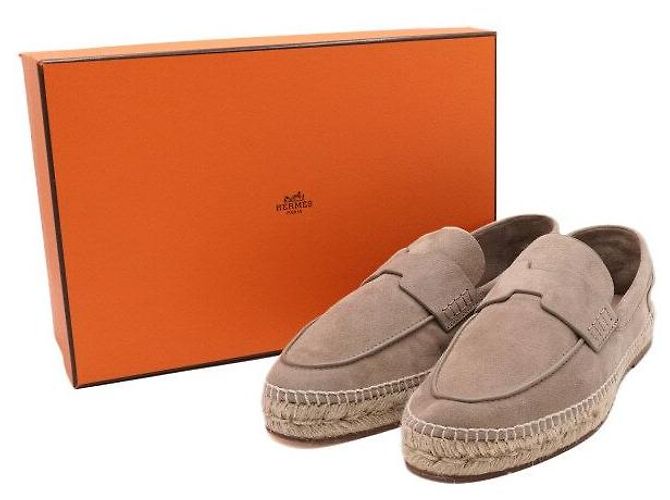 Hermès Espadrilles Trip Lee da uomo, Beige Sabbia Marrone - vista 6