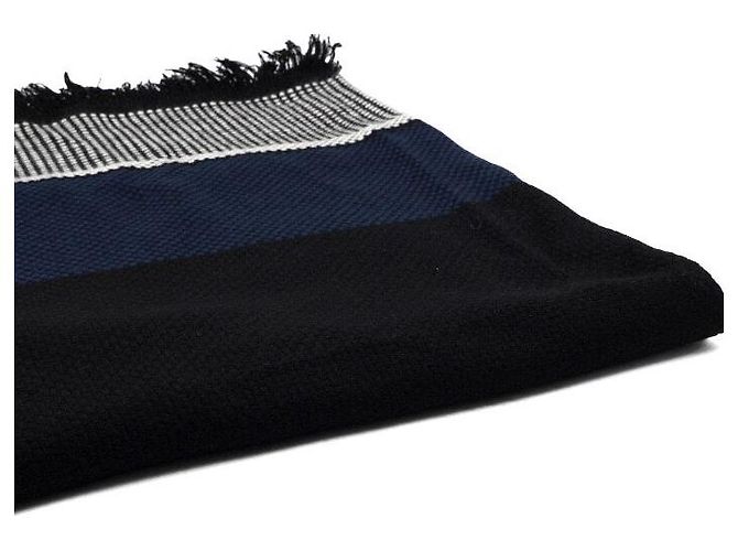 Hermès Sciarpa unisex in cashmere nero - vista 4