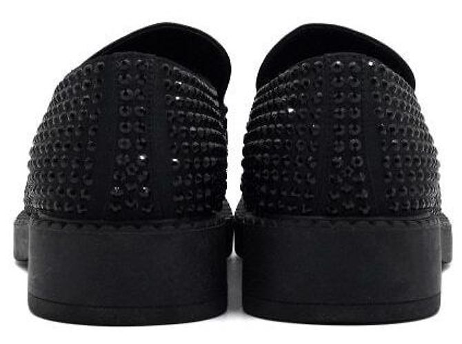 Prada Mocassini da uomo Black Crystal Chocolate Nero - vista 6
