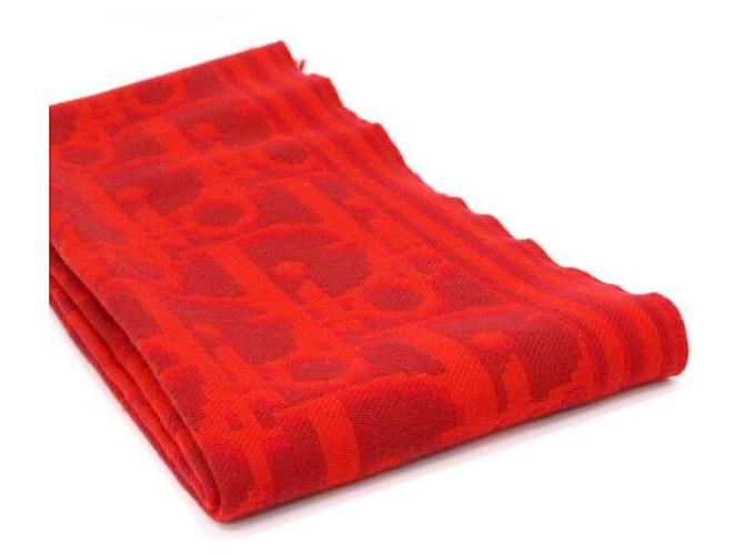 Dior Wollschal Otani Workshop Logo Rot - Ansicht 4