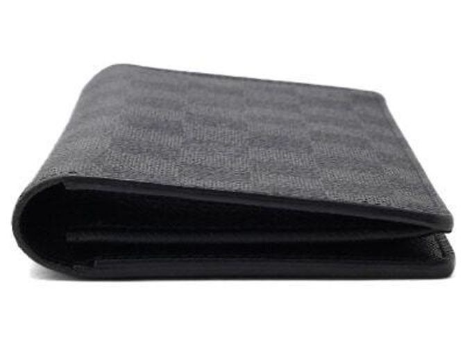 Louis Vuitton Damier Graphite Canvas Brazza Long Wallet Men Wallet Brown - view 7