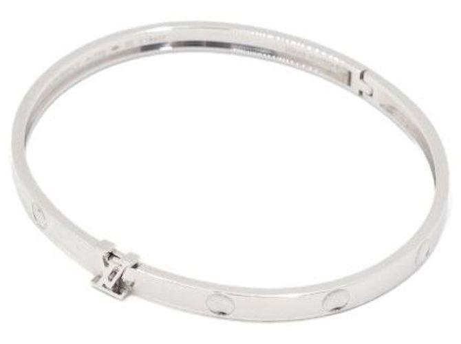 Louis Vuitton Pulsera rígida Empreinte en oro blanco - vista 2