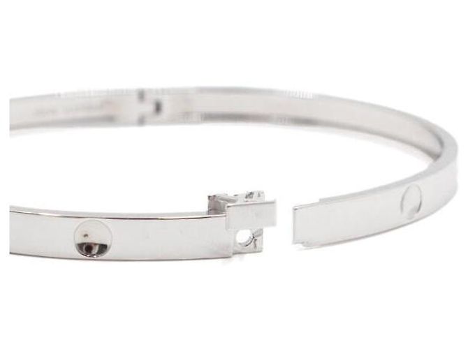 Louis Vuitton Pulsera rígida Empreinte en oro blanco - vista 4