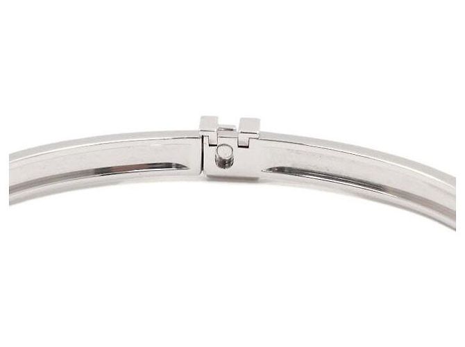 Louis Vuitton Pulsera rígida Empreinte en oro blanco - vista 5