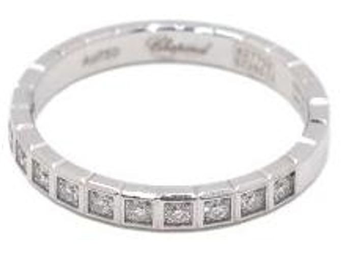 Chopard Weißgold Ice Cube Diamant Ring Halbset Größe Silber - Ansicht 2