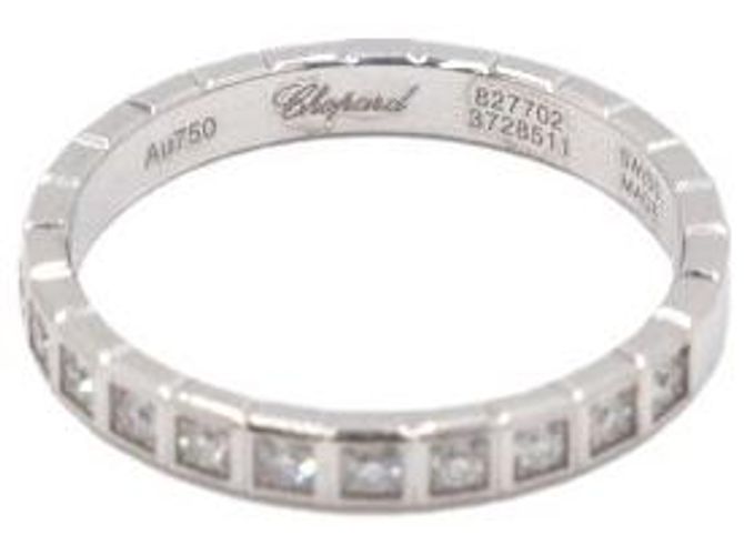 Chopard Weißgold Ice Cube Diamant Ring Halbset Größe Silber - Ansicht 3