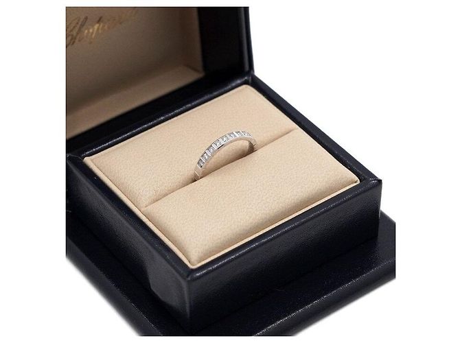 Chopard Weißgold Ice Cube Diamant Ring Halbset Größe Silber - Ansicht 5