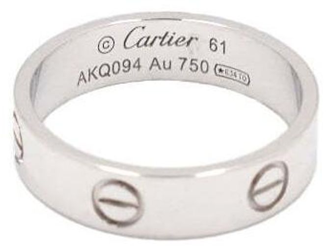 Cartier Anello Classic Love in oro bianco - vista 3