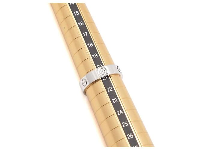 Cartier Anello Classic Love in oro bianco - vista 4