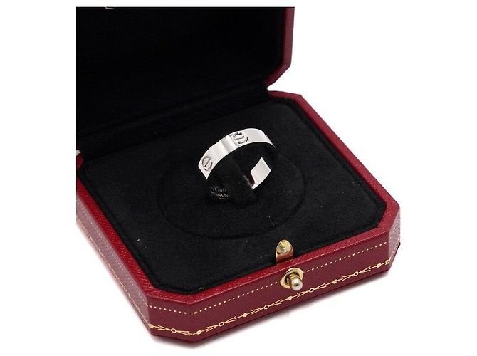 Cartier Anello Classic Love in oro bianco - vista 5