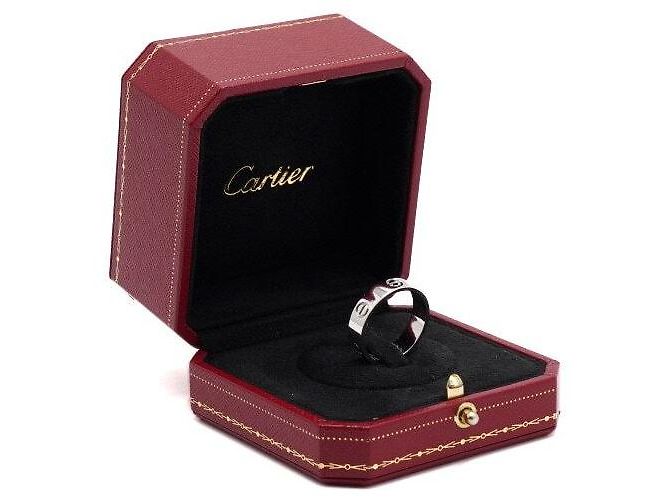 Cartier Anello Classic Love in oro bianco - vista 6