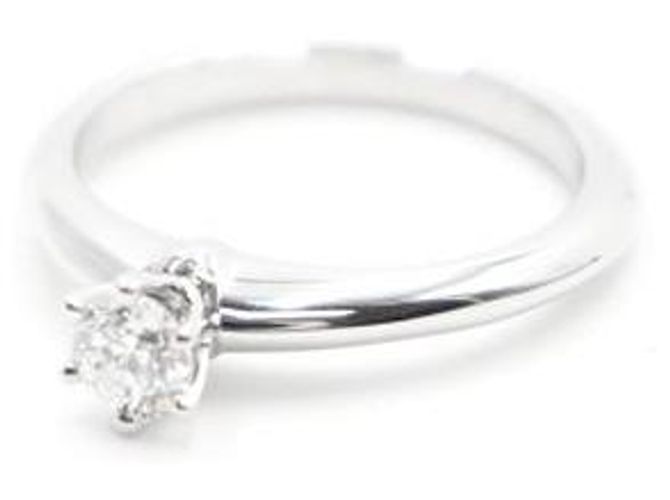 Tiffany & Co Platin-Diamant-Ehering Karat Größe - Ansicht 2