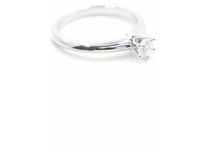 Tiffany & Co Platin-Diamant-Ehering Karat Größe - Ansicht 3