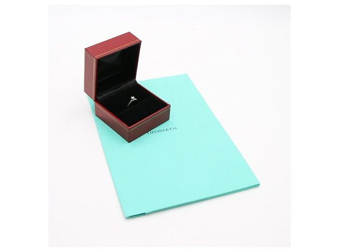 Tiffany & Co Platin-Diamant-Ehering Karat Größe - Ansicht 5