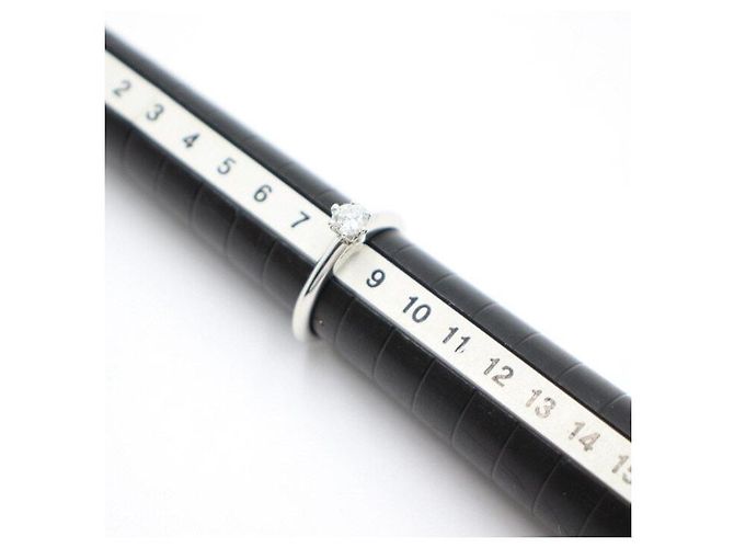 Tiffany & Co Platin-Diamant-Ehering Karat Größe - Ansicht 6