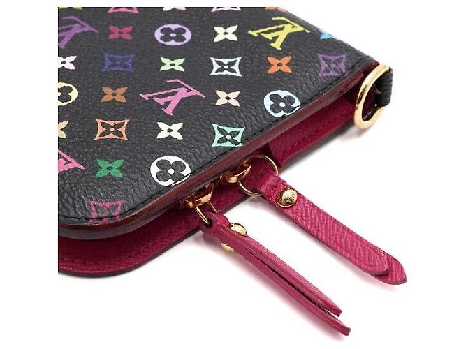 Louis Vuitton Portafoglio Long Insolite Monogram Murakami Black Multi - vista 10