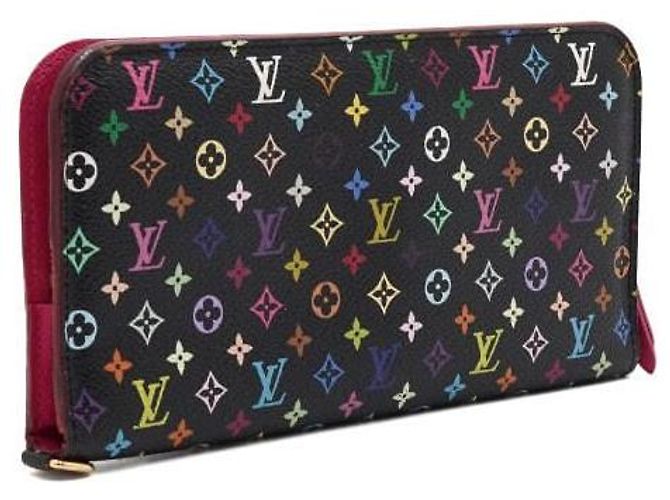 Louis Vuitton Portafoglio Long Insolite Monogram Murakami Black Multi - vista 3