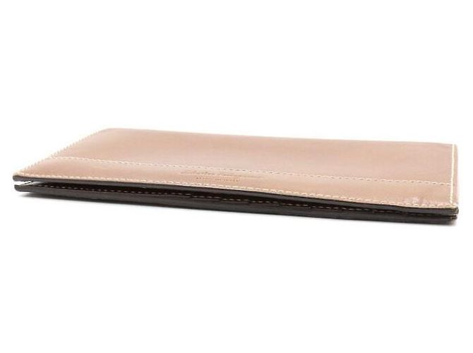 Salvatore Ferragamo Langer brauner Ledergeldbörse - Ansicht 6