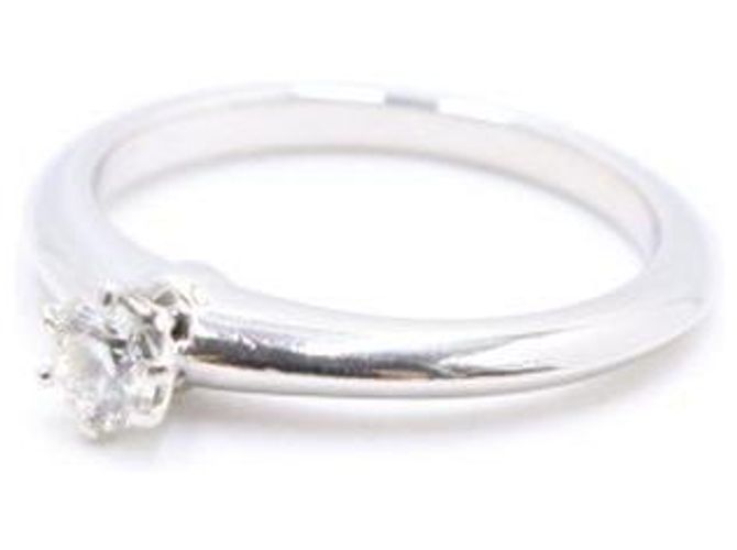 Tiffany & Co Platin-Diamant-Ehering Karat Größe Silber - Ansicht 2