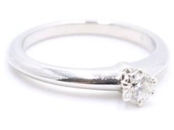 Tiffany & Co Platin-Diamant-Ehering Karat Größe Silber - Ansicht 3