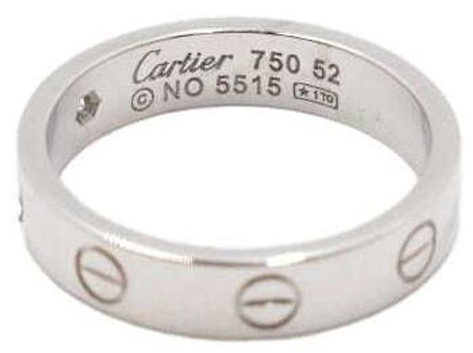 Cartier Love Ring aus Weißgold und Diamanten Größe Mehrfarben - Ansicht 4