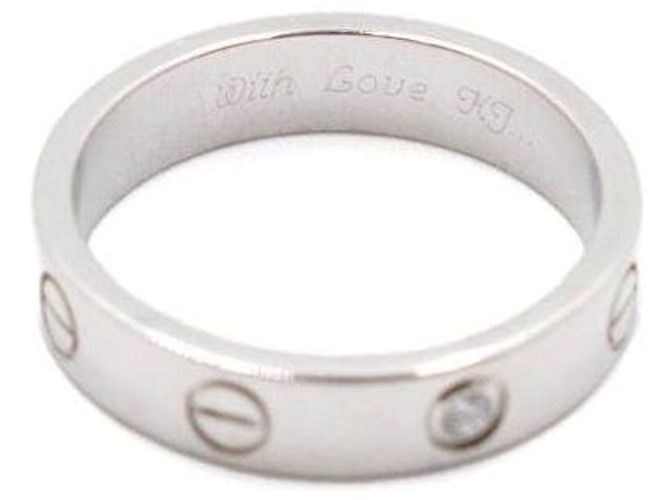 Cartier Love Ring aus Weißgold und Diamanten Größe Mehrfarben - Ansicht 5