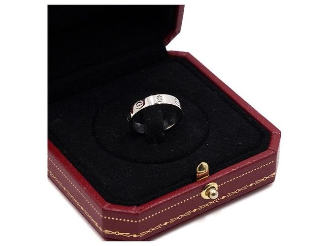 Cartier Love Ring aus Weißgold und Diamanten Größe Mehrfarben - Ansicht 7