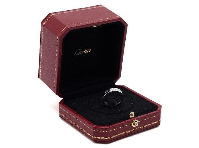 Cartier Love Ring aus Weißgold und Diamanten Größe Mehrfarben - Ansicht 8