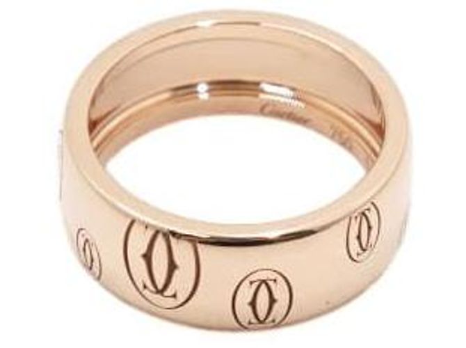 Cartier Anello Grande Happy Birthday Double Logo Rosa - vista 2