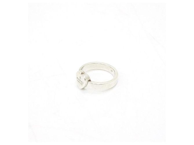 Gucci Silberner Herzanhänger-Ring - Ansicht 2