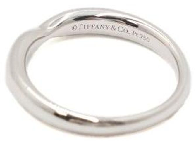 Tiffany & Co Platin Hochzeitsturmring konisch Größe - Ansicht 3
