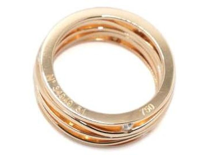 Omega Gelbgold Diamant Aqua Ring Größe - Ansicht 4