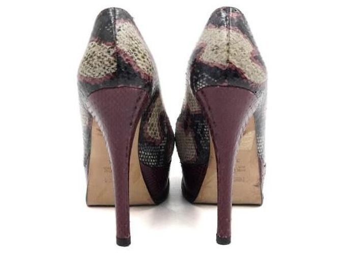 Fendi Python FF Logo Platform High Heels für Damen - Ansicht 6