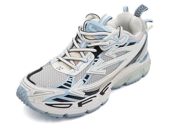 Off White Blue Mesh Be Right Back Damen Sneaker Blau - Ansicht 2
