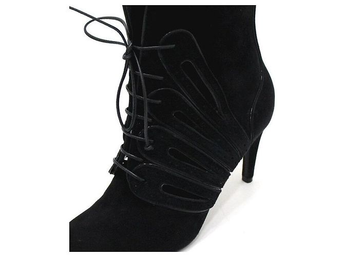 Bottega Veneta Stivaletti in scamosciato nero da donna - vista 10