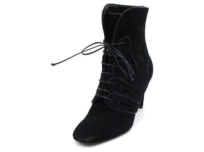 Bottega Veneta Stivaletti in scamosciato nero da donna - vista 2