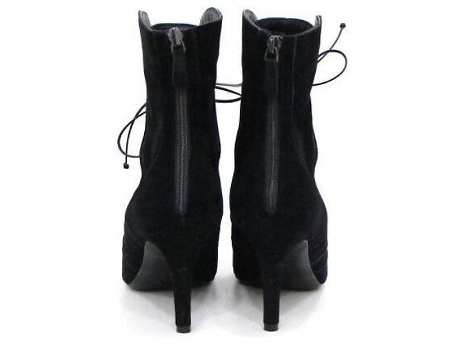 Bottega Veneta Stivaletti in scamosciato nero da donna - vista 5