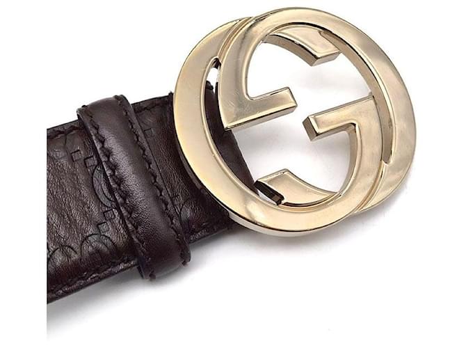 Gucci Interlocking Belt Brown - view 4