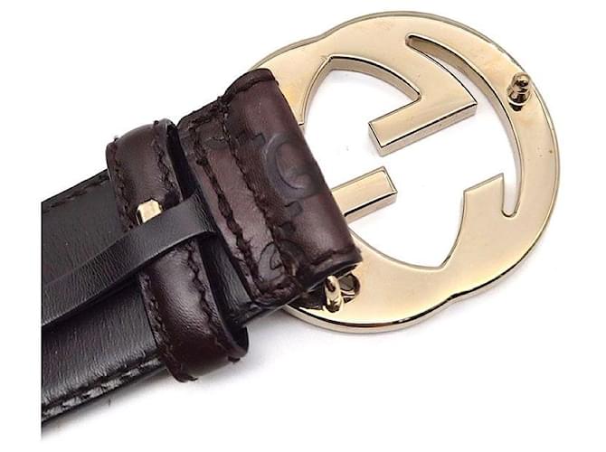 Gucci Interlocking Belt Brown - view 5