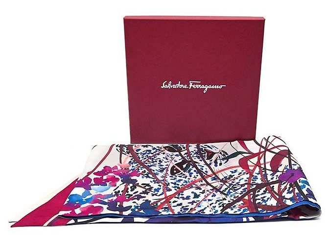 Salvatore Ferragamo Seidenschal Mehrfarben - Ansicht 7