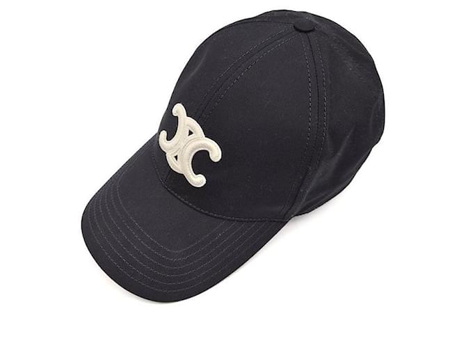 Céline Triomphe Baseball Cap Schwarz - Ansicht 4
