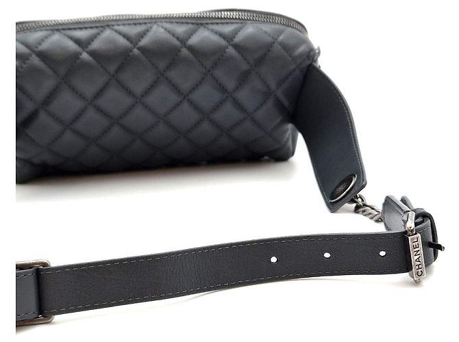 Chanel Borsa a tracolla con doppia zip Gray Series Marrone - vista 13