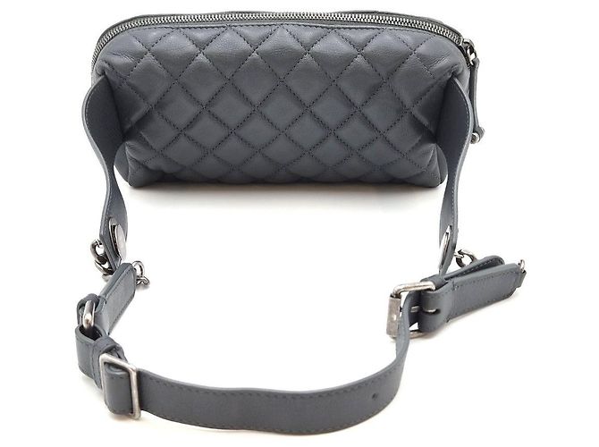 Chanel Borsa a tracolla con doppia zip Gray Series Marrone - vista 6